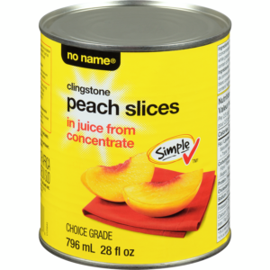 Clingstone Peach Slices