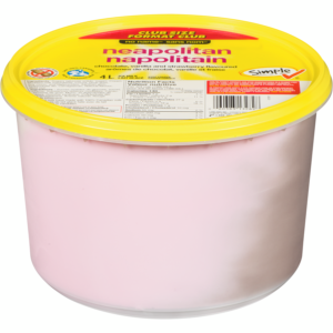 Ice Milk Neapolitan Club Size